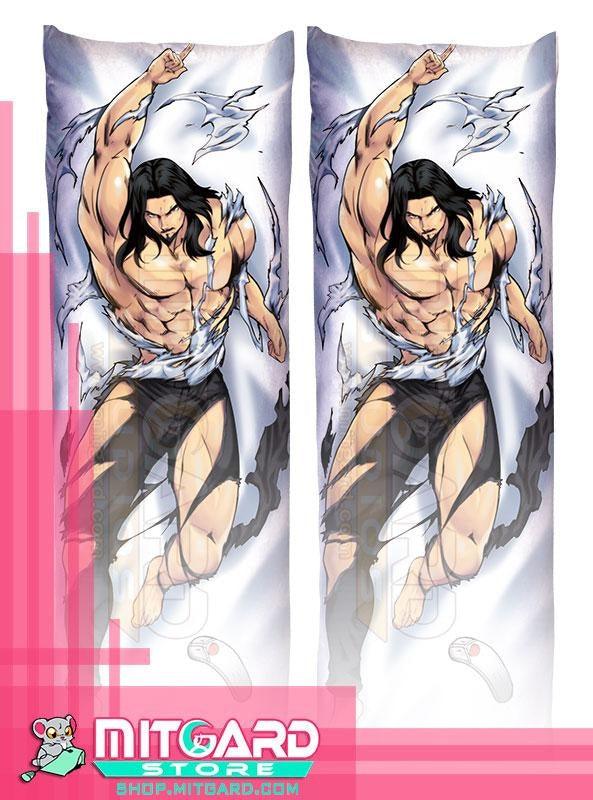 JEFFAR VLOGS Jeffanor Body pillow Dakimakura hugging case comic - 50cmx150cm / Peach Skin / 2 Sides Printed - 1